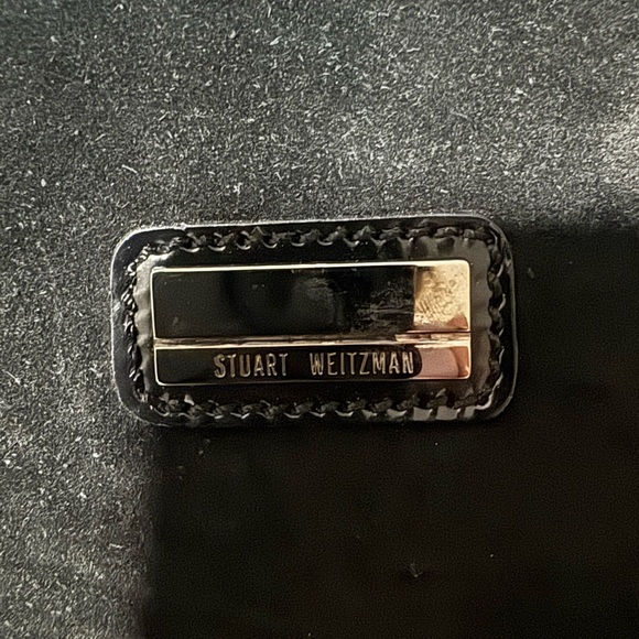 Stuart Weitzman Black and Tan Hobo Bag - Picture 9 of 12